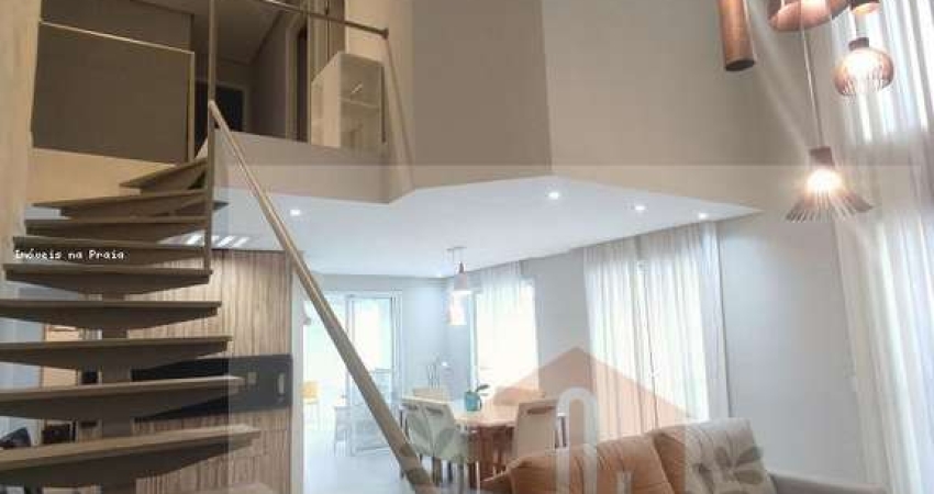 Cobertura triplex em prédio frente ao mar 3 dormitórios 1 suíte 2 vagas nas Astúrias