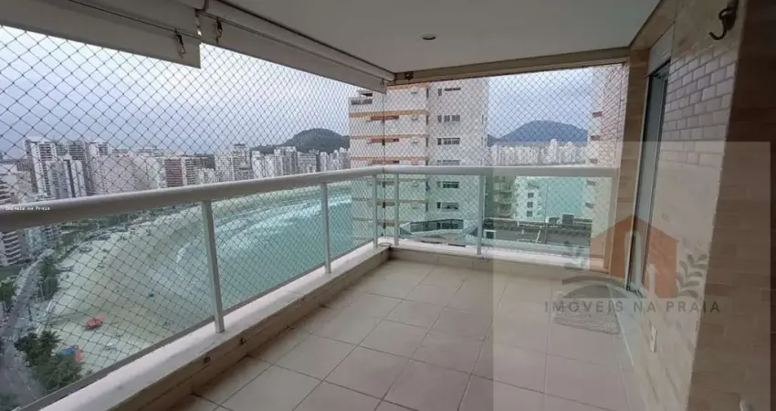 Apartamento com 3 dormitórios varanda gourmet vista para o mar nas Astúrias