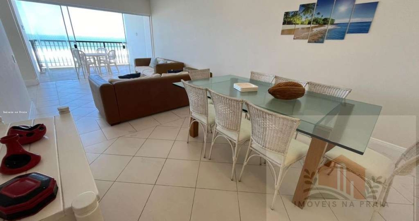Apartamento frente à praia 4 dormitórios 1 vaga vista para o mar nas Pitangueiras