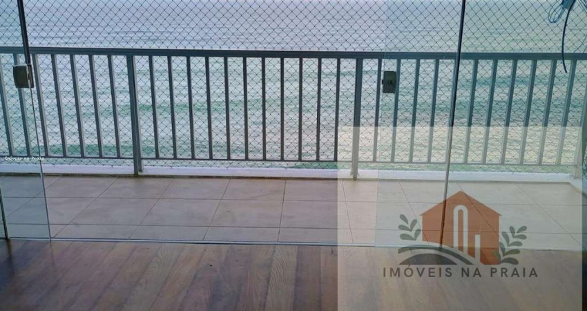 Apartamento com 3 dormitórios 1 vaga vista para o mar na Pitangueiras