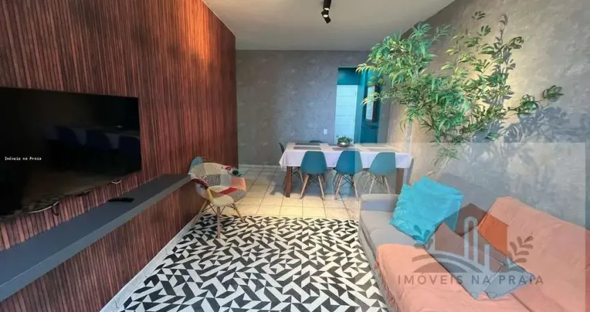 Apartamento com 1 dormitório 1 vaga vista para o mar na Pitangueiras