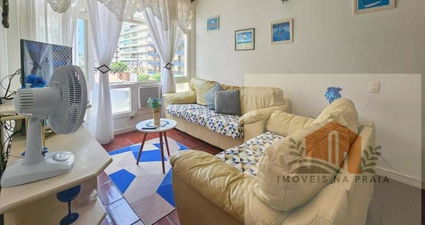 Apartamento com 2 dormitórios lado praia 1 vaga na Enseada - Tortugas