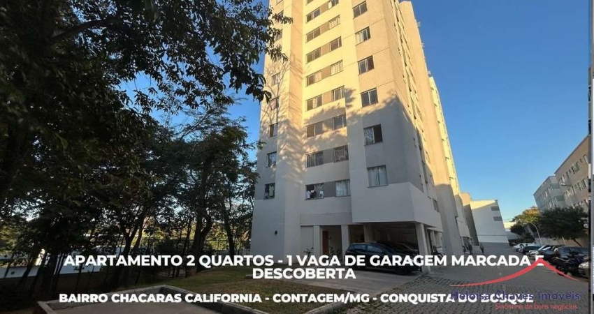 Apartamento com 2 quartos à venda na Rua João Rosa, 65, Chácaras Califórnia, Contagem