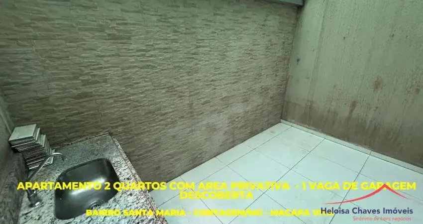 Apartamento com 2 quartos à venda na Rua Oito, 62, Santa Maria, Contagem