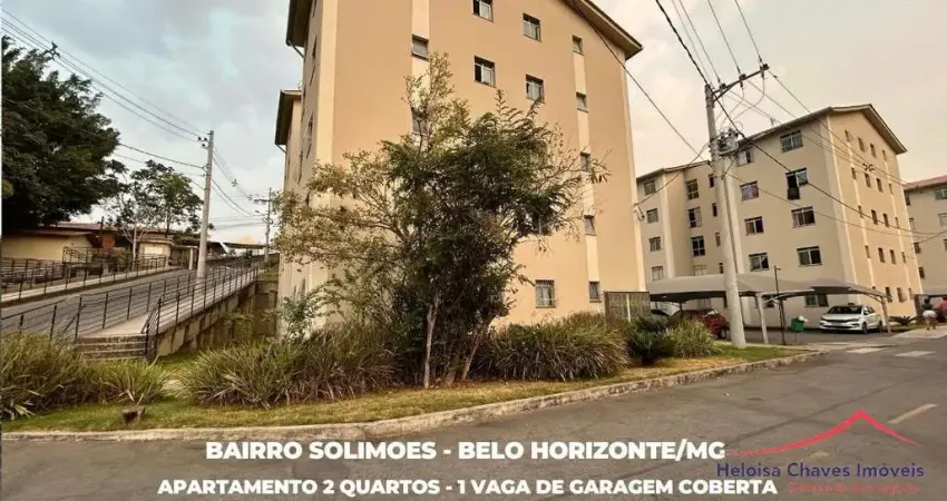 Apartamento com 2 quartos à venda na Rua Caviúna, 337, Solimões, Belo Horizonte