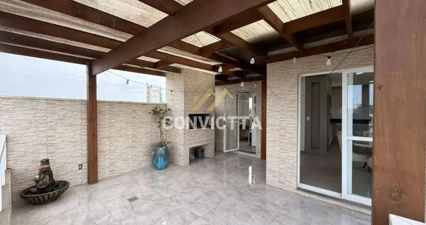 COBERTURA DUPLEX SEMIMOBILIADA PARA VENDA NO BAIRRO RIZZO