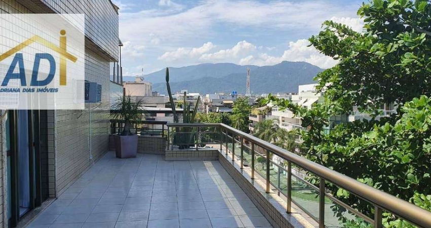 Cobertura ,Recreio, 3 suites,408 m² - venda por R$ 2.200.000 ou aluguel por R$ 11.462/mês - Recreio dos Bandeirantes - Rio de Janeiro/RJ