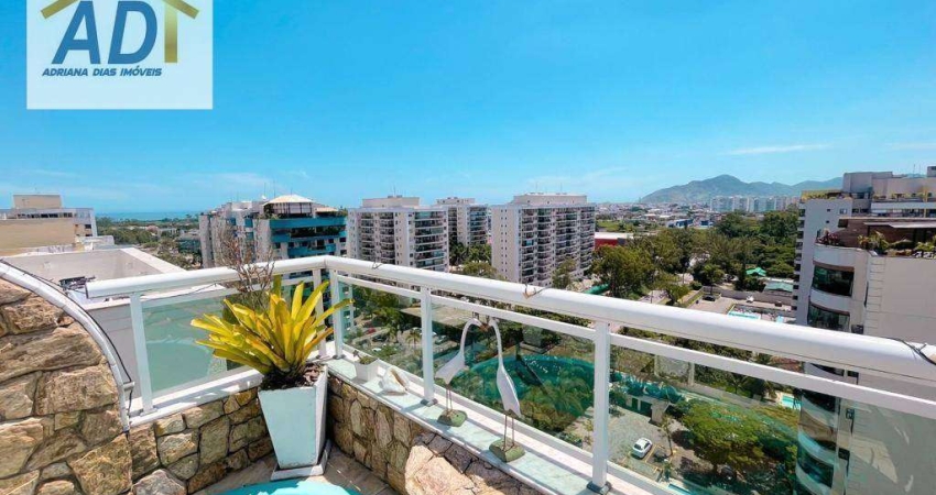 Cobertura, locação, Recreio,3 QT( 2 suítes) 147 m² - venda por R$ 1.180.000 ou aluguel por R$ 9.040/mês - Recreio dos Bandeirantes - Rio de Janeiro/RJ