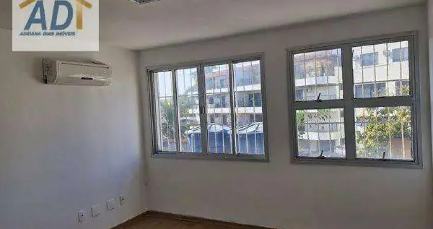 Sala comercial, recreio, 28 m² - r$ 130.000 ou aluguel por r$ 1.100 - recreio dos bandeirantes - rio de janeiro/rj