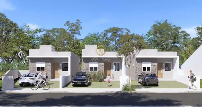 Casa no bairro califórnia, em fase final com excelente localização.