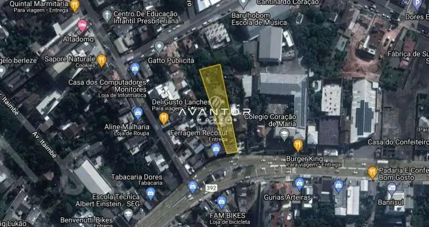 Terreno à venda na Avenida Nossa Senhora das Dores, 10, Nossa Senhora das Dores, Santa Maria