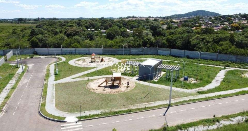 Terreno com 398m² no condomínio Cidade Universitária, em Camobi.