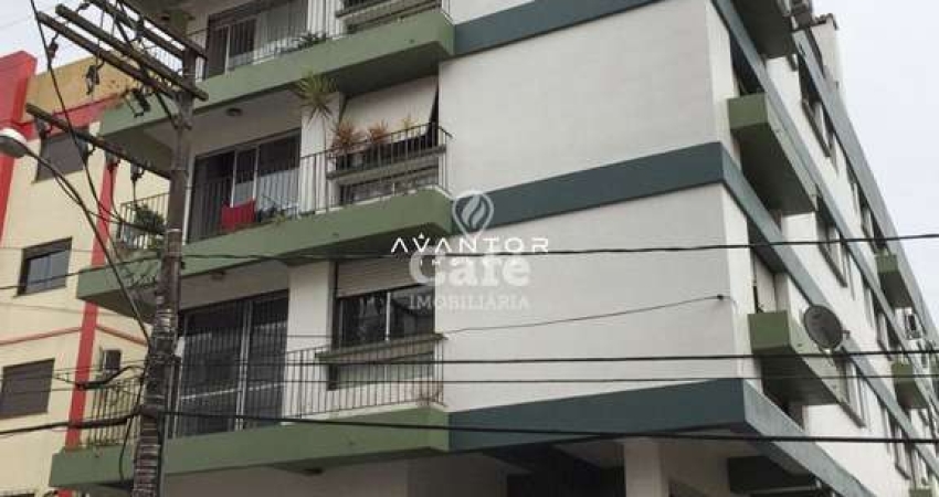 Apartamento amplo de 1 dormitório, 2 banheiros, garagem, centro Edifício Málaga