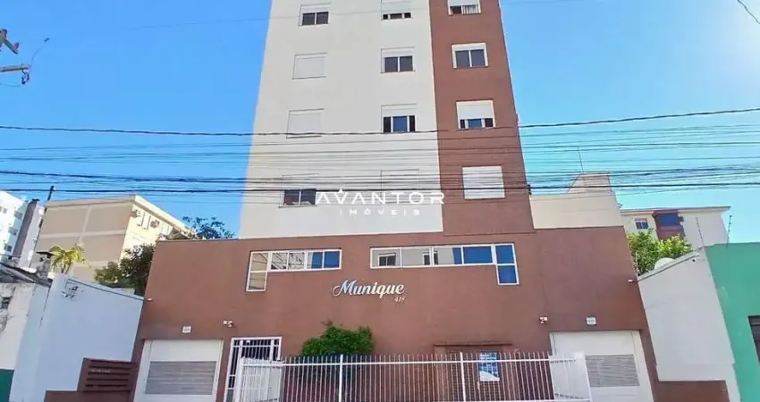 Apartamento central de 1 dormitório, sala de estar, banheiro social, cozinha, ár