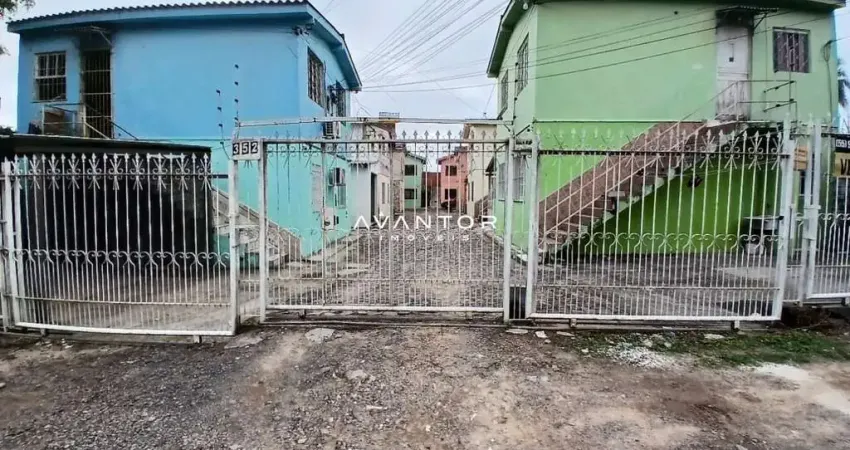 Apartamento de 2 dormitórios, sala de estar, banheiro social, cozinha, área de s