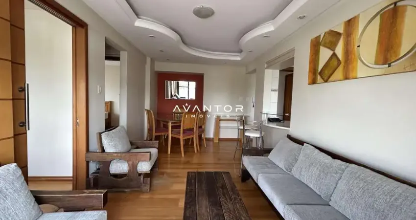 Apartamento Mobiliado, 2 Dormitórios, 1 Suíte, Sacada, Vaga de Garagem, Bairro F