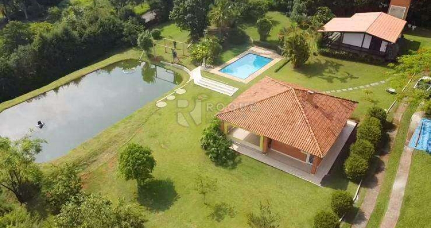 Chácara com lago para pesca a venda no início do bairro dos Pires de Cima, em Limeira