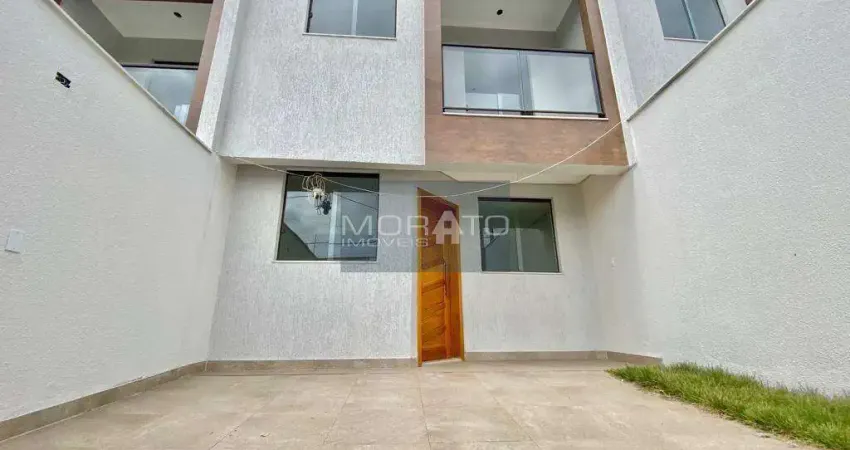 Casa Geminada 3 Quartos, 1 Suíte, 2 Vagas de Garagem, Bairro Santa Amélia