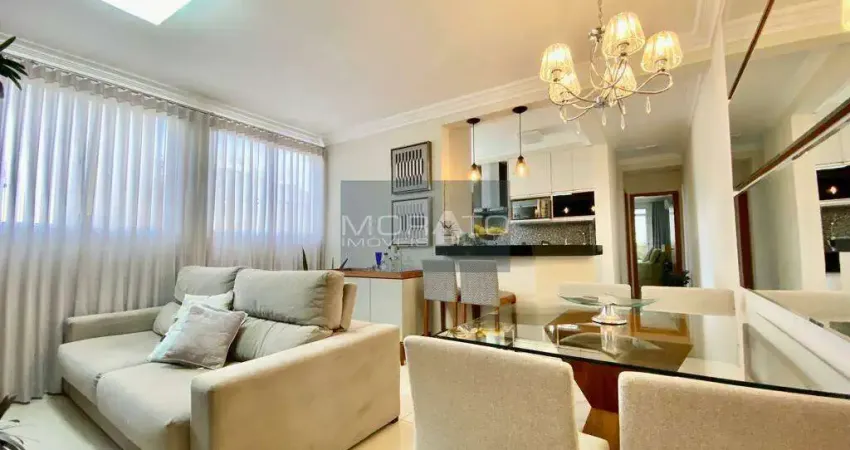 Apartamento à venda, 2 quartos, 1 suíte, 1 vaga, cabral - contagem/mg