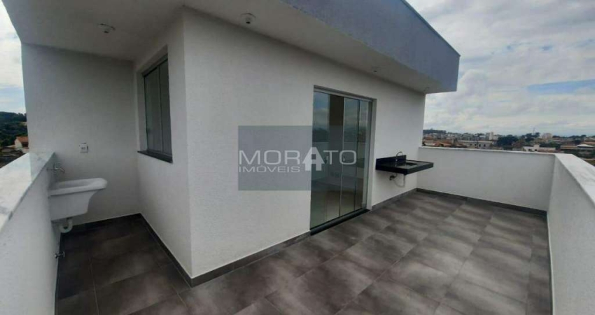 Cobertura em torre única 2 Quartos, 1 Vaga. Bairro Bom Jesus-Contagem/MG