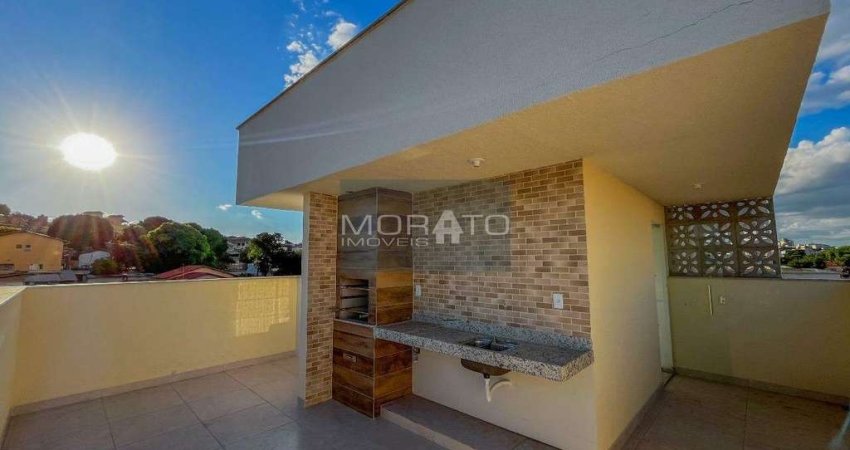 Cobertura 2 Quartos e 1 Vaga, no Bairro Santa Amélia - Belo Horizonte