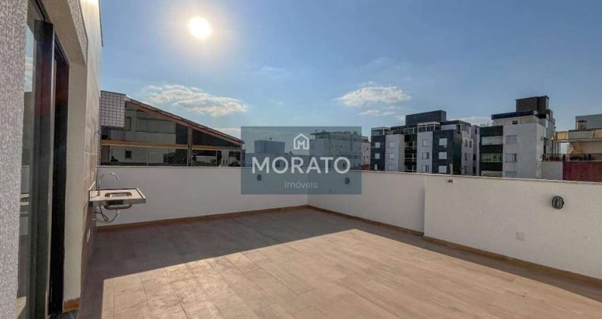 Cobertura com 4 quartos, 2 vagas com elevador no bairro Dona Clara - Belo Horizonte