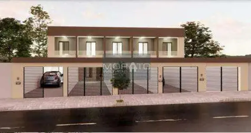 Casa geminada com 2 quartos sendo um suite e uma vaga no bairro São João Batista!