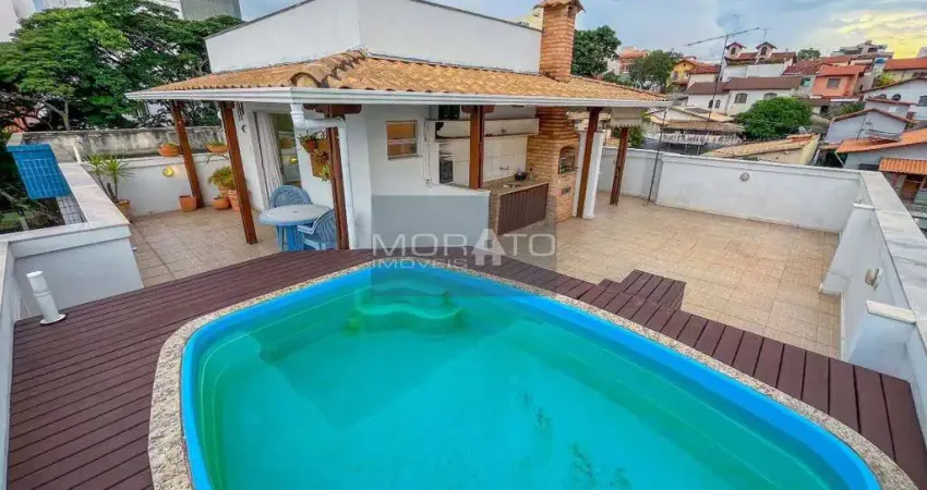 Cobertura 3 quartos 2 vagas com 179 m² No Bairro Santa Rosa-Belo Horizonte