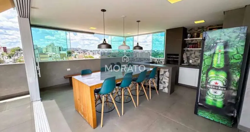 Cobertura 3 Quartos com 2 Vagas e Elevador no Bairro Santa Branca