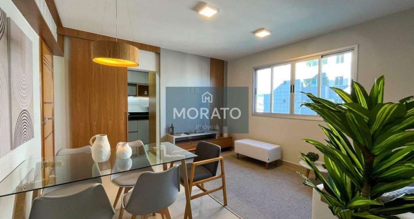 Apartamento 2 Quartos, Suíte, 2 Vagas de Garagem, lazer completo no bairro Carlos Prates.