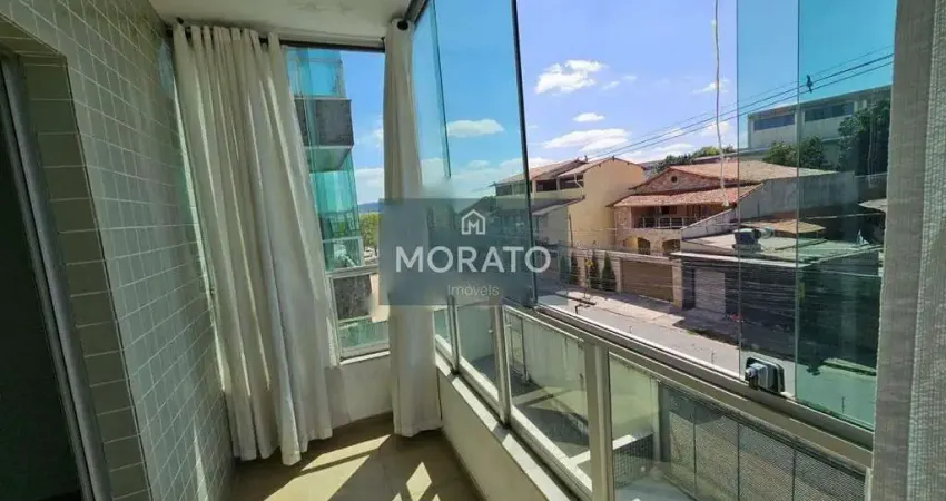 Apartamento 2 quartos, suíte, varanda e 2 vagas de garagem no bairro linda vista