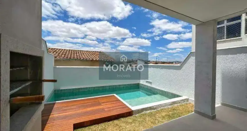 Casa 3 quartos, suíte com closet, piscina, e 4 vagas de garagem no bairro alvorada