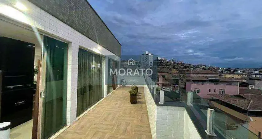 Cobertura 4 quartos com suíte e 3 vagas á venda no inconfidentes