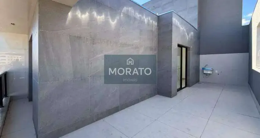 Cobertura com 3 quartos sendo 1 suíte com 2 vagas de garagem no bairro eldorado.