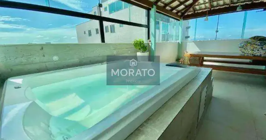 Cobertura duplex mobiliada, 4 quartos, 1 suíte, 1 vaga - cabral