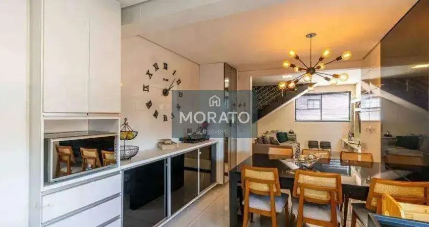 Cobertura com 2 quartos sendo 1 suíte com 2 vagas e elevador no bairro industrial.