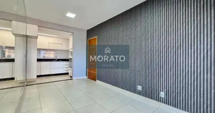 Área privativa com 2 quartos sendo 1 suíte com 2 vagas de garagem no bairro santa mônica.