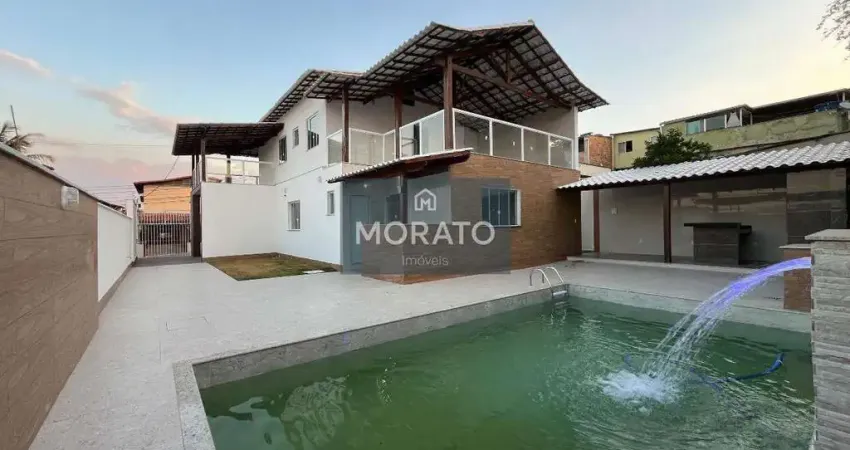 Casa de 6 quartos com piscina e varanda gourmet no planalto, bh