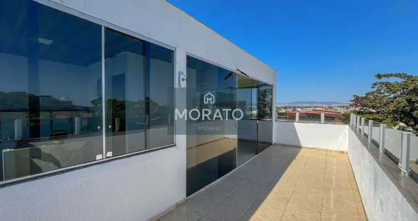 Cobertura com 3 quartos sendo 1 suíte com 1 vaga de garagem no bairro santa mônica.