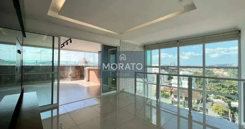 Cobertura com 4 quartos sendo 3 suítes com 3 vagas de garagem no bairro itapoã.