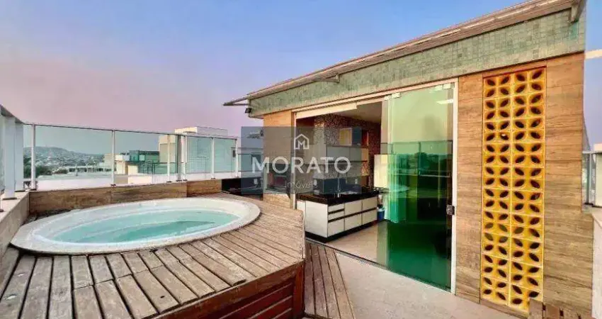 Cobertura a venda com 4 quartos 3 vagas de garagem no bairro itapoã.