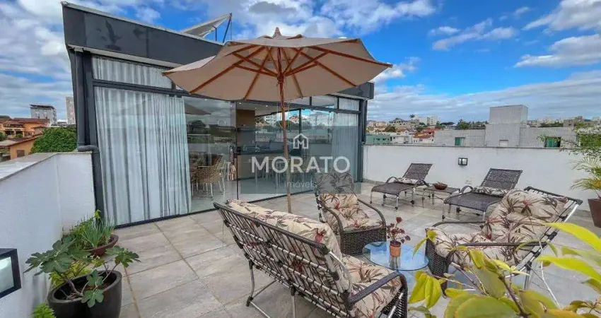 Cobertura 4 quartos sendo 4 suítes 1 unidade por andar com 8 vagas no bairro itapoã.