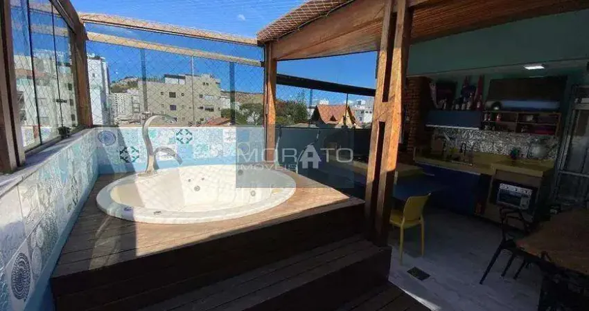 Cobertura à venda, 2 quartos, 1 suíte, 2 vagas, castelo - belo horizonte/mg