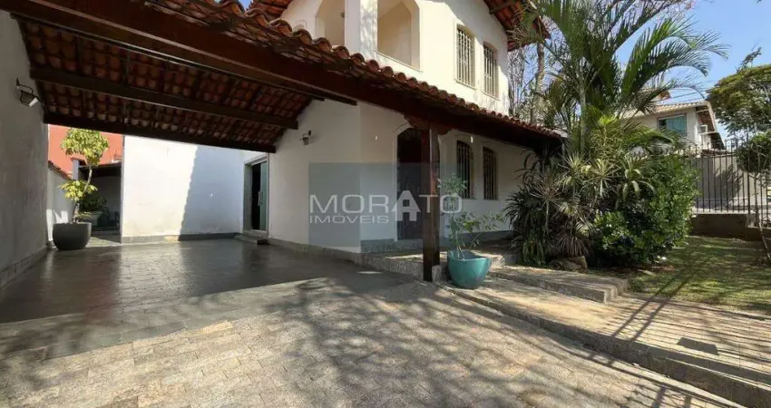 Casa 4 quartos, 1 suíte, 4 vagas, santa amélia - belo horizonte/mg