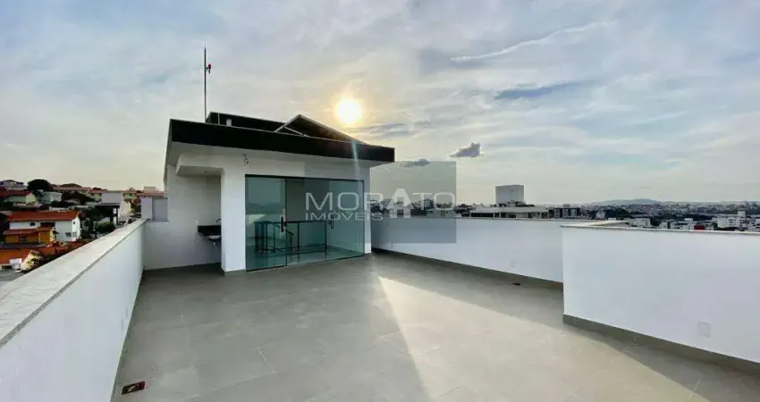 Cobertura com 3 quartos sendo 1 suíte com 2 vagas de garagem no bairro santa rosa.