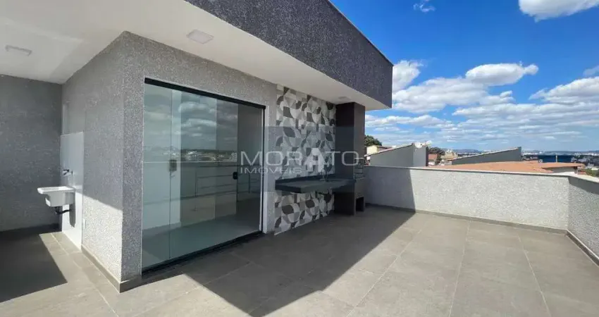 Cobertura 3 quartos , sendo uma suíte , 2 banheiros e duas vagas de garagem no santa mônica.