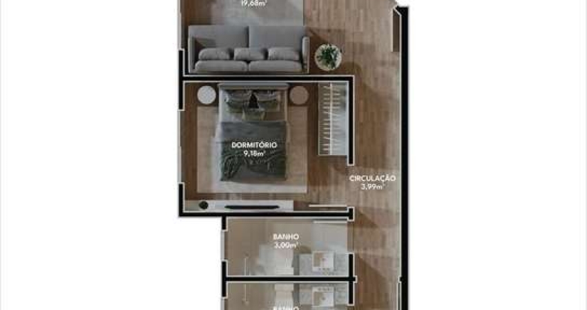 Apartamento com 2 quartos à venda na Rua Anitápolis, Jardim Iate Clube, Balneário Camboriú