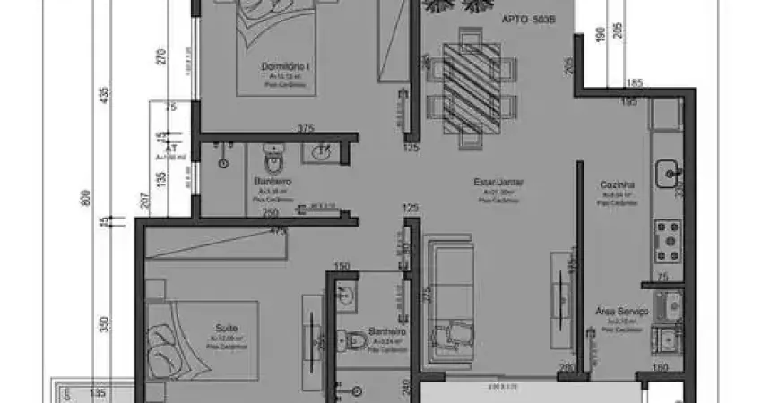 Apartamento com 2 quartos à venda na Rua Jacarandá, 1147, Tabuleiro, Camboriú