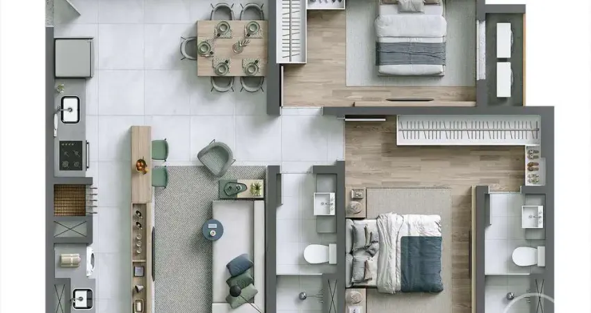 Apartamento com 2 quartos à venda na Rua José Pereira Liberato, 1390, São João, Itajaí