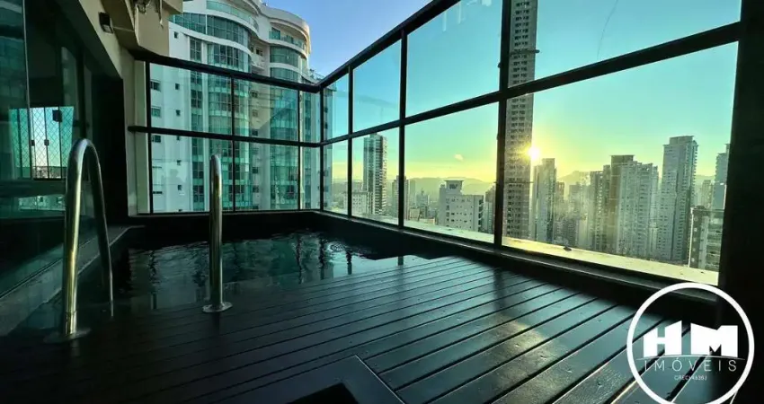 Cobertura de alto padrão com 04 suítes à venda, centro, balneário camboriú, sc